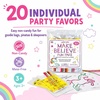 image:imageWikki Stix Make Believe Party Favors for Kids 20 Individual Mini Packs with Unicorn Mermaid amp Princess Sheets NonCandy Goodie Bag Stuffers for Birthday Parties Sleepovers amp Pinatas Ages 3Make Believe