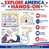 image:imageWikki Stix USA Fun Paks 20 Individually Wrapped Travel Activity Packs for Kids 160 USA Landmark Playsheets MessFree Road Trip Airplane Party Favor amp Classroom Activity Made in USA