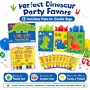 image:imageWikkiStix Dinosaur Party Favors for Kids 13 Individual Dino Activity Paks with 144 Wikki Stix Dinosaur Footprint Cards Goodie Bag Stuffers NoMess Craft Kit Ages 3Dinosaur