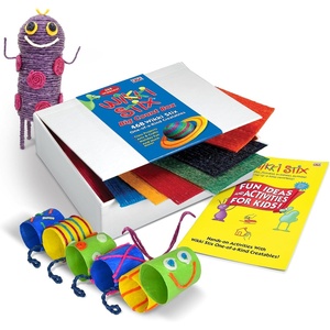 image:imageWikki Stix Rainbow Pak 24 Reusable Wax Yarn Sticks MessFree Arts amp Crafts for Kids ScreenFree Travel Toy Classroom Reward Party Favor amp Stocking Stuffer Ages 3Big Count Box