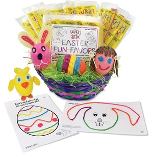 image:imageWikkiStix Easter Fun Paks 50 Fun paks with 8 Wikki Stix and an Easter Activity Sheet Made in The USA