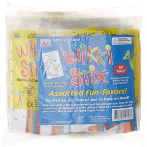 image:imageWikkiStix Fun Paks Contains 50 Individual paks Great for Parties Travel classrooms Awardincentives Restaurants Giving Made in the USA50 Pack